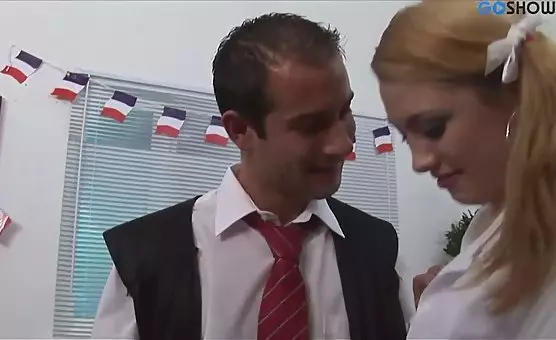 Sweet Blonde Babes Love Cock