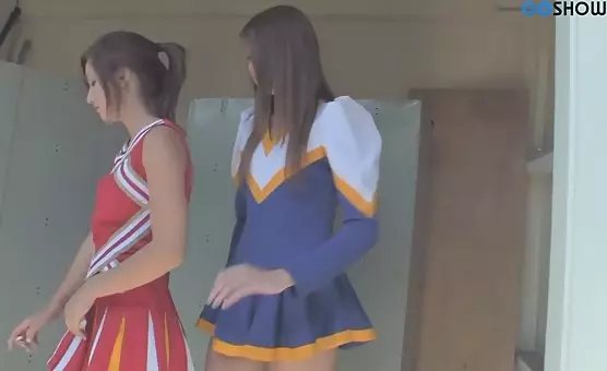 Lesbian Cheerleader Oral Frenzy